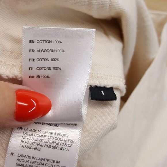 JOHN ELLIOTT Shorts Mens Size 1 Small Cream Cut Off Work Short Carpenter $348 - Picture 5 of 9